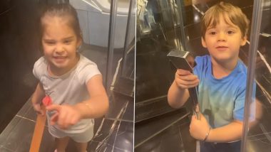 Karan Johar’s Kids Yash and Roohi Want to Give Him a Shower, Tell Daddy KJo to Go ‘Nangu’ in This Hilarious Video!