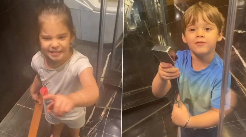 Karan Johar’s Kids Yash and Roohi Want to Give Him a Shower (Watch)