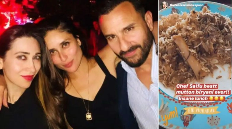 Kareena and Karisma Cannot Get Enough of Chef Saif's Mutton Biryani!