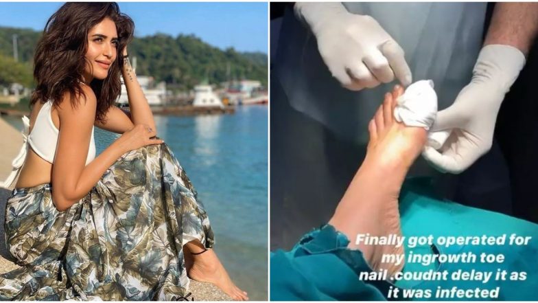 Karishma Tanna Undergoes A 'Toe Surgery' Amid Lockdown (View Pics)