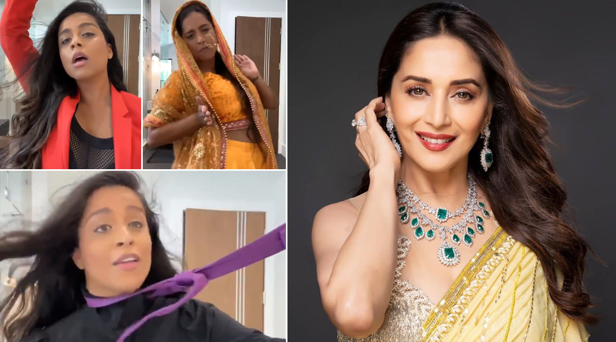 Lilly Singh Gives an Explosively Sexy Tribute to Madhuri Dixit on Her 53rd  Birthday, Receives a 'Cute' Reply From the Dhak-Dhak Girl (View Post) | ðŸŽ¥  LatestLY