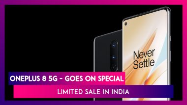 OnePlus 8 5G with Snapdragon 865 Chipset Goes on Sale on Amazon India; Check Prices, Offers, Features, Variants & Specifications