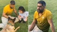 MS Dhoni Looks &lsquo;Aged&rsquo; As He Plays With Daughter Ziva and Dogs in This New Video Shared by Sakshi
