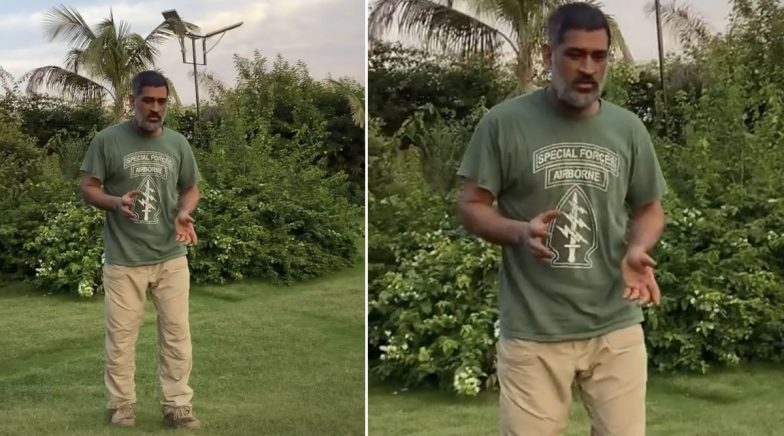 MS Dhoni’s Mother Reacts to Son’s New Look Viral Picture on Internet, Says ‘He’s Not That Old’