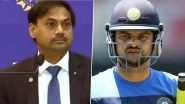 MSK Prasad Hits Back at Suresh Raina's &lsquo;More Responsibility&rsquo; Comment, Says CSK Batsman Didn&rsquo;t Show Form in Domestic Circuit for National Comeback