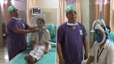 Mangaluru Doctors Develop Bubble Helmet, Convert Snorkelling Mask Into a Ventilator Assist Device to Help Fight Against COVID-19