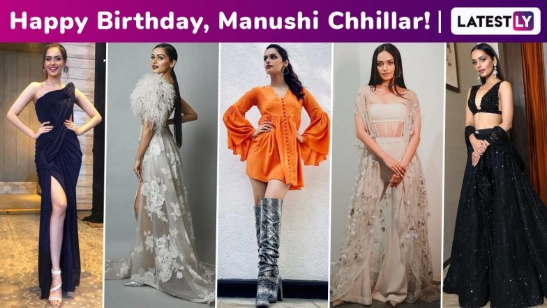 Manushi Chhillar Birthday Special: Growing, Glowing, Unapologetically Girly Millennial Chic, the Former Miss World’s Heady Fashion Arsenal Is a Hoot!