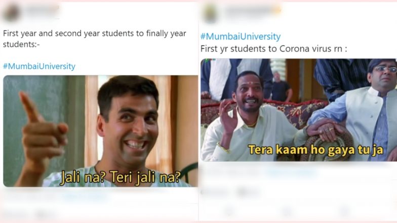 Mumbai University to Conduct Exams Only for Final Year Students! TY Candidates Aren’t Happy but FY and SY Rejoice With Funny Memes and Jokes