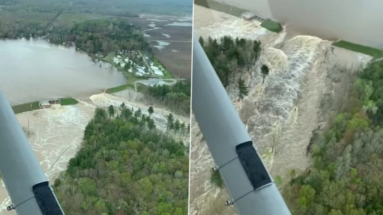 Michigan Dams Collapse Due To Heavy Rains, Thousands Evacuated After Catastrophic Flooding (Watch Video)