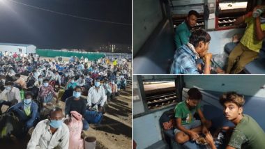First Train Ran Amid Lockdown Today From Telangana's Lingampalli to Jharkhand's Hatia to Bring Back Migrants; Watch Video