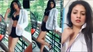Mohammed Shami&rsquo;s Wife Hasin Jahan Wears Sexy Lace Lingerie With Pinstripe Blazer For a Hot Video, Warns People to 'Get Ready to Burn and Scratch'