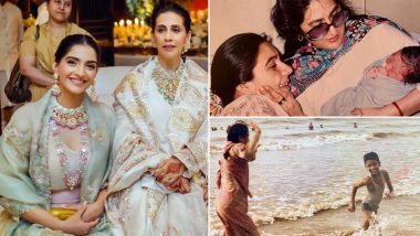 Mother’s Day 2020: Sonam Kapoor, Vicky Kaushal, Sara Ali Khan Shower Love for Their Moms with Throwback Photos and Heart-Warming Messages