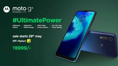 Moto G8 Power Lite Featuring MediaTek Helio P35 Chipset Launched in India for Rs 8,999; to Go on Sale From May 29 via Flipkart