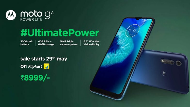 Moto G8 Power Lite Featuring MediaTek Helio P35 Chipset Launched in India for Rs 8,999; to Go on Sale From May 29 via Flipkart