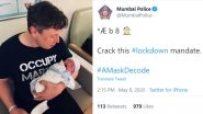 Mumbai Police Seems Inspired by Elon Musk Son's Name X &AElig; A-12, Posts a Code *&AElig; b 8 to Give Important Message Amid Lockdown
