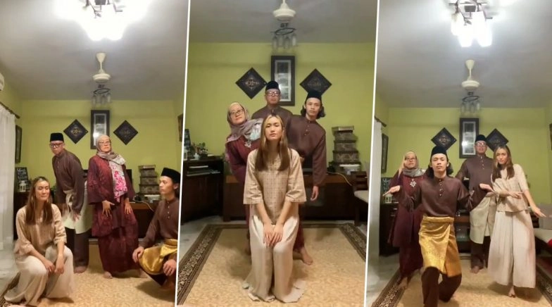 Muslim Families Extend Selamat Hari Raya Greetings by Dancing to  'Think About Things' by Daði Freyr