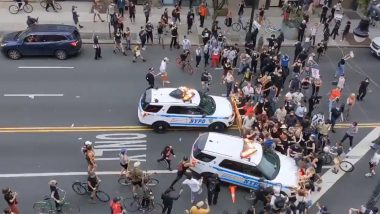 George Floyd Death: NYPD SUVs Ram Into Protesters, Fling Them in The Air, Watch Videos