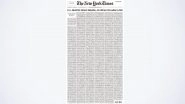The New York Times Pay Homage by Dedicating Its Sunday Front Page With 1,000 Names of COVID-19 Victims as US Nears 100,000 Deaths (View Pic)
