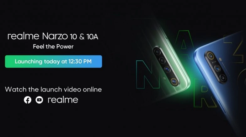 Realme Narzo 10 & Narzo 10A Officially Launching Today in India