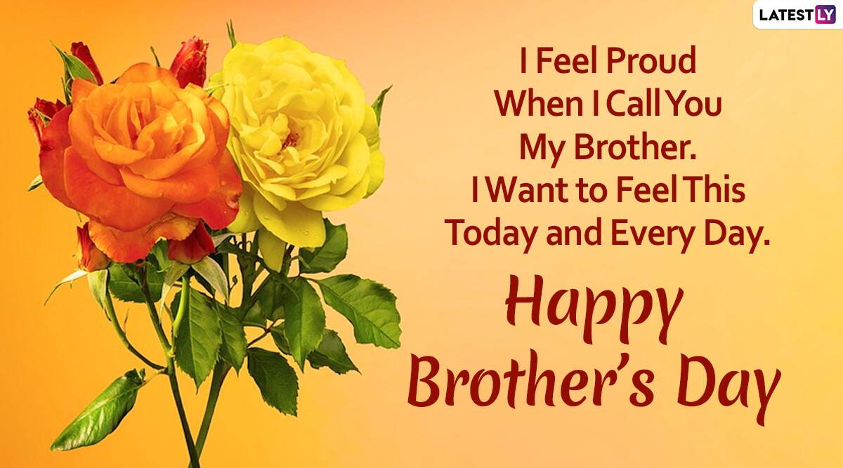 Happy Brother’s Day 2020 Greetings & HD Images: WhatsApp Stickers ...