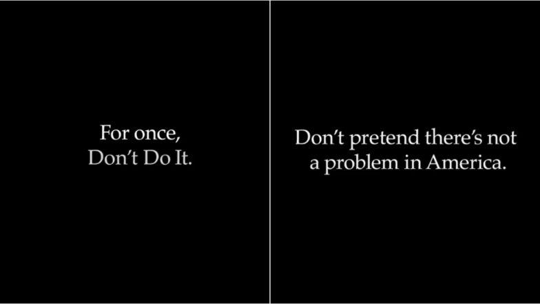 Nike Reacts to George Floyd's Death Saying ‘Don’t Do It’, Addresses Racism in America And Encourages Change (Watch Video)