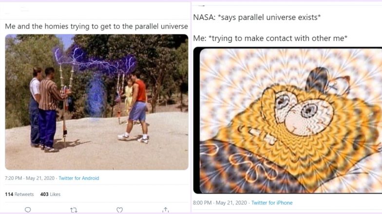 NASA Has Not Found Parallel Universe Yet, But Netizens Have Already Imagined Themselves in One, Check Funny Memes and Jokes