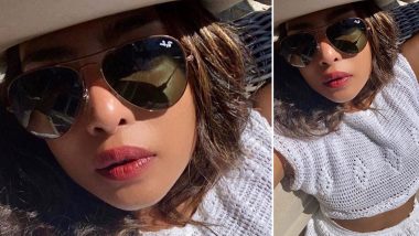 Priyanka Chopra Jonas Looks Fashionably Hot as She Poses for a Sunkissed Selfie in an All White Crochet Outfit (View Pic)