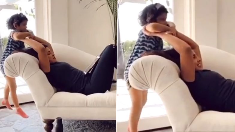 Priyanka Chopra Jonas’ Solution to the ‘No Gym’ Problem Amid Lockdown Is Too Cute (Watch Video)