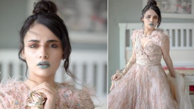 Radhika Madan Channels the Aqua Tinted Lips On, Worries Gone Vibe With This Photoshoot!