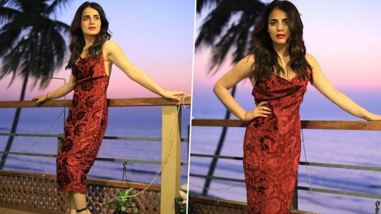 Radhika Madan Is Channeling Her Inner Parisian Dreams Amid Lockdown in a Velvet Dress Worth Rs. 2900!