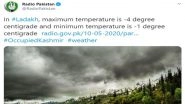 'RIP Common Sense': Twitter Slams Pakistan on Ladakh Weather Update Gaffe