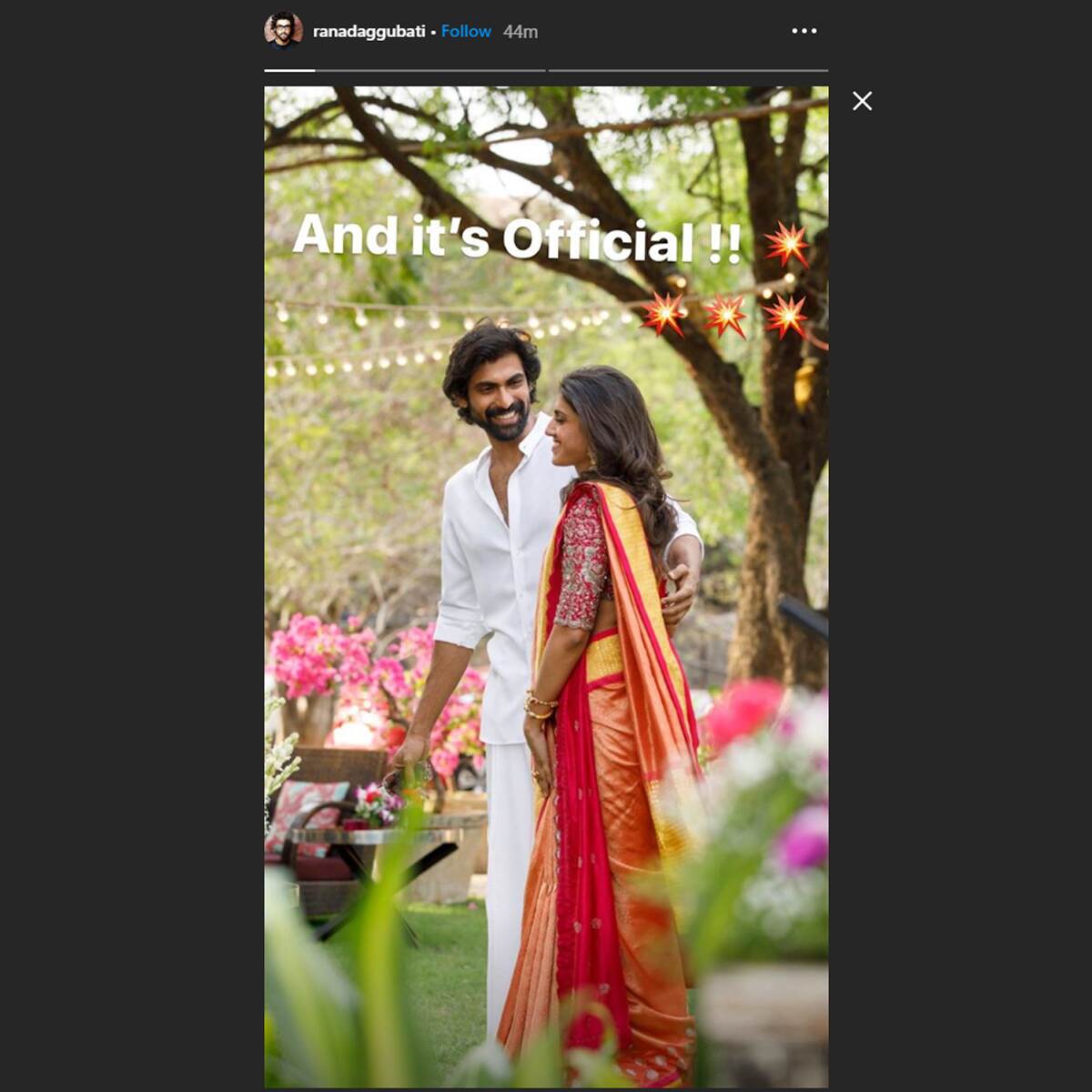 Rana Daggubati And Fiancée Miheeka Bajaj Look Their Happiest As ...