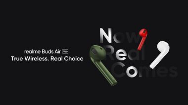 Realme Buds Air Neo True Wireless Earphones To Be Revealed on May 25 Along With Realme Watch & Realme TV
