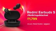 Redmi Earbuds S True Wireless Earphones Goes on Sale via Amazon India, Mi.com & Mi Home Stores; Check Price & Exciting Offers