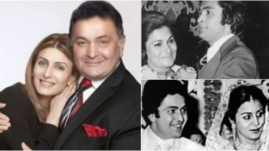 Riddhima Kapoor Shares Old Photos From Rishi Kapoor's Wedding Day, Captions 'Reunited With His Favourite Person' For the Late Actor's Pic With His Mother