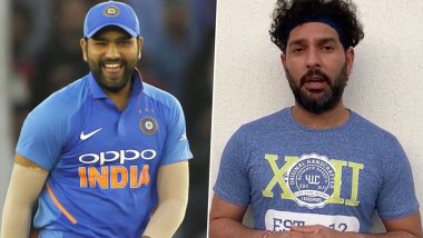 Rohit Sharma Takes a Hilarious Dig at Yuvraj Singh’s Hairstyle While Replying to Birthday Wishes