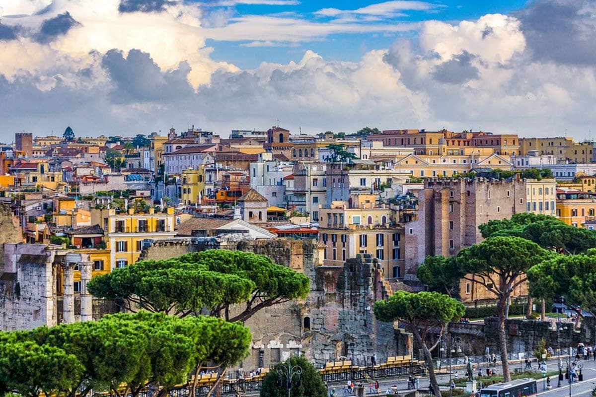 Roman settlements full of colour. Roman settlements full of colour.