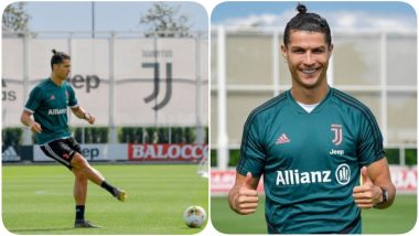 Cristiano Ronaldo Sweats it Out With Team Juventus After a Break of Two Months, Bianconeri Shares Video