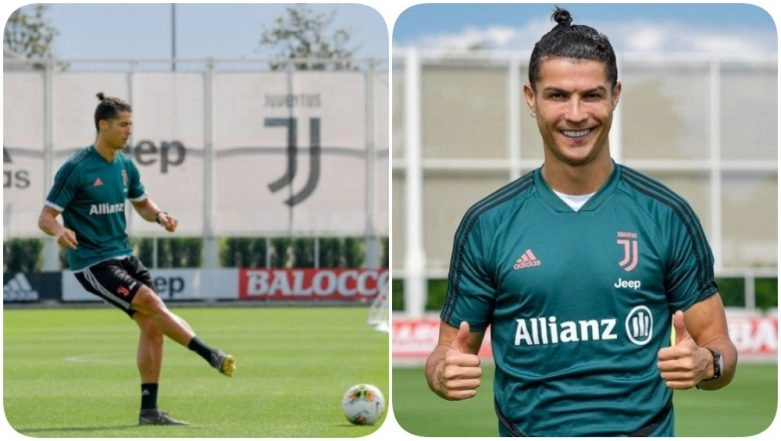 Cristiano Ronaldo Sweats it Out With Team Juventus After a Break of Two Months