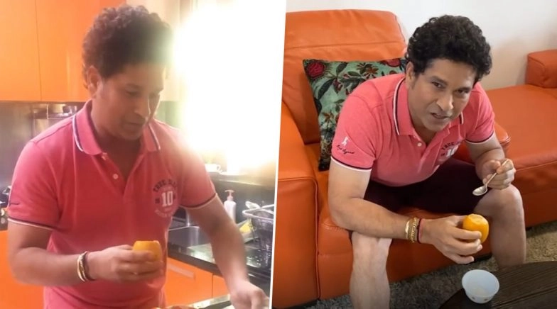 Sachin Tendulkar Makes Mango Kulfi at Home to Celebrate His 25th Wedding Anniversary (Watch Video)