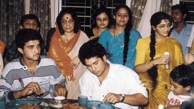 Sachin Tendulkar Shares Throwback Picture of House Party at Sourav Ganguly’s Residence (View Post)