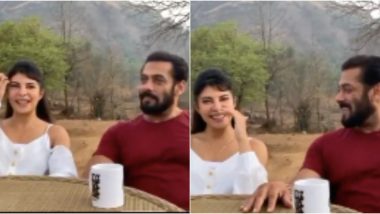 Salman Khan Shoots a Song With Jacqueline Fernandez Titled 'Tere Bina at His Panvel Farmhouse', Says 'This Is My Cheapest Production' (Watch Video)