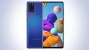 Samsung Galaxy A21s Smartphone With 5000mAh Battery Launched; Check Prices, Features & Specifications