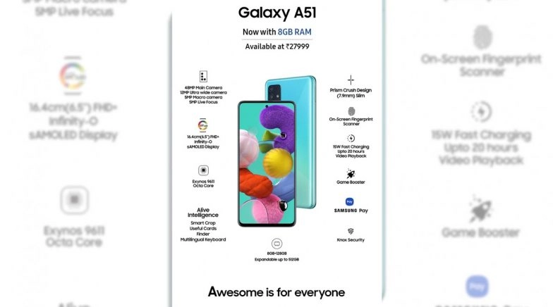 Samsung Launches a New Variant of Galaxy A51 