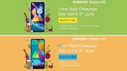 Samsung Galaxy M11, Galaxy M01 Smartphones Scheduled To Launch in India on June 2; Teased Online on Flipkart