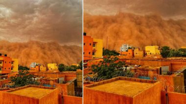 Sandstorm Engulfs West Africa's Niamey City, Turns Sky ‘Red’; See Beautiful Pics and Videos From Niger