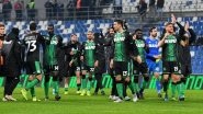 Sassuolo First Serie A Club to Resume Training Post COVID-19 Halt