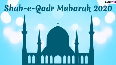 Shab-e-Qadr Mubarak 2020 Wishes: WhatsApp Stickers, Messages, HD Images, Wallpapers, Facebook Greetings, GIF Images and SMS to Send Ahead of Eid ul-Fitr