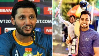 Shahid Afridi Buys Mushfiqur Rahim’s Bat for $20,000 to Raise Funds to Fight COVID-19