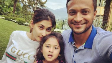 Shakib Al Hasan and Wife Umme Ahmed Shishir Announce Birth of Second Daughter Errum (Watch Video)